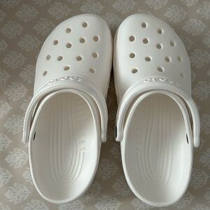 White size J6 crocs